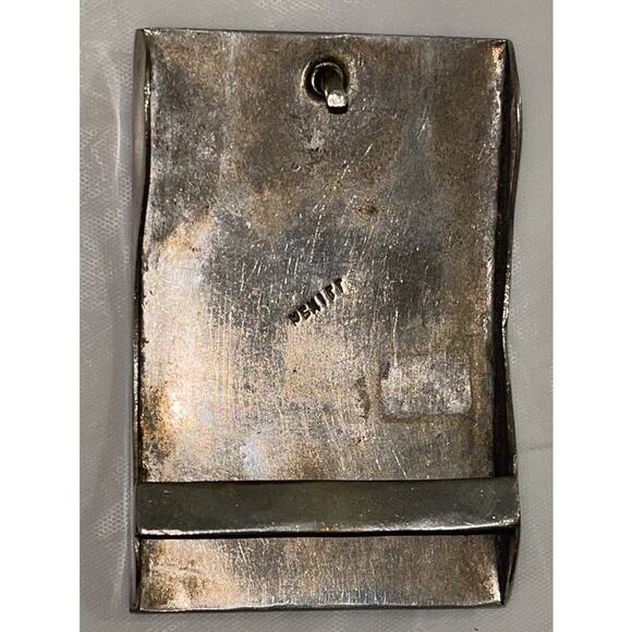 Vintage Mexico Belt Buckle with Mother of Pearl - Picture 5 of 8